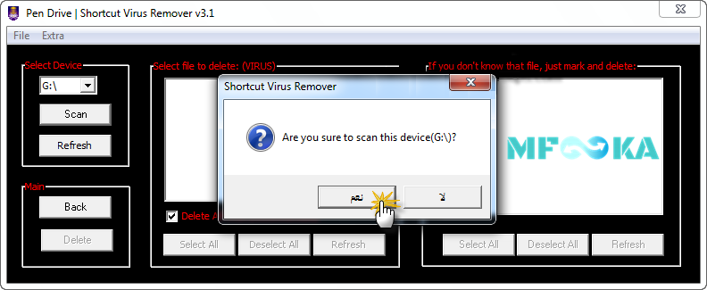 ما هي فكرة shortcut virus remover v3.1