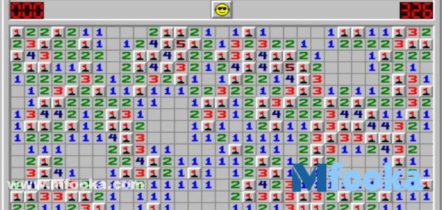 لعبة minesweeper على google