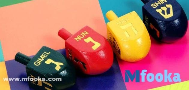 لعبة spin a dreidel على google