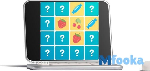 لعبة الذاكرة على google