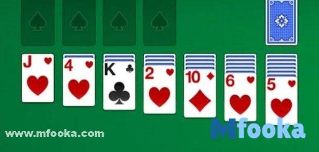 لعبة solitaire على google