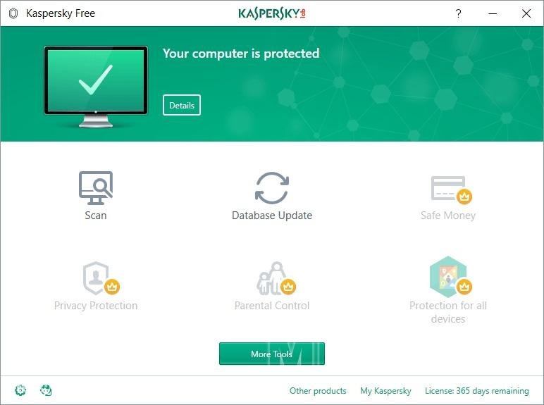 برنامج Kaspersky Free أشهر برامج مكافحة الفيروسات