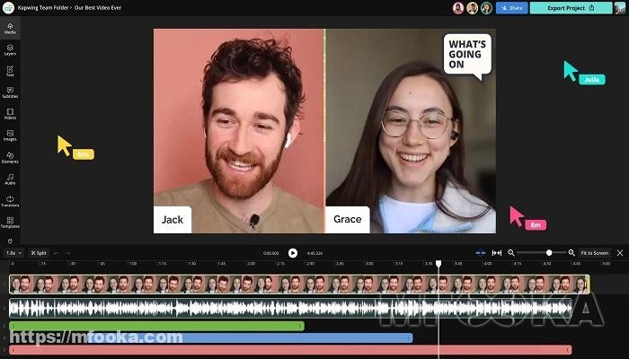  برنامج kapwing